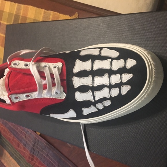Amiri skeleton slip ons main image 4